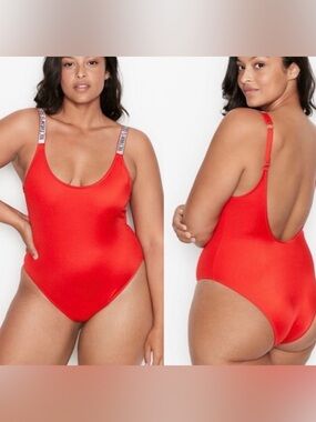 Victoria Secret Cheeky Red
Shine Strap Vardia One-Piece
LARGE Summer Vegas